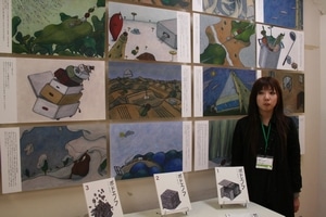 自らの作品に想いを込める