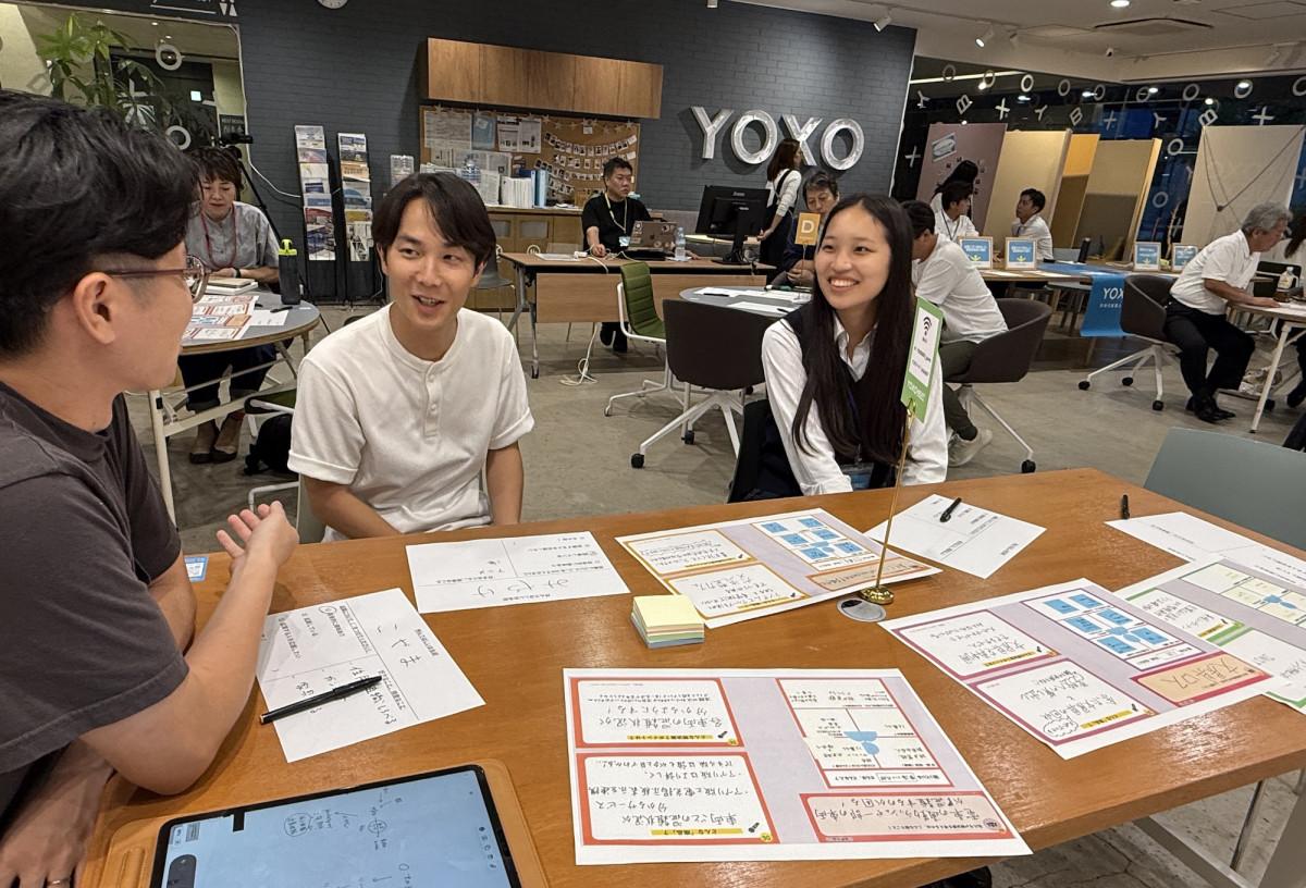 壁打ち型のワークショップの様子