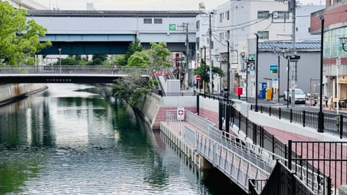 石川町駅付近の新さん橋。5月24日13時15分に新さん橋の名称発表予定。