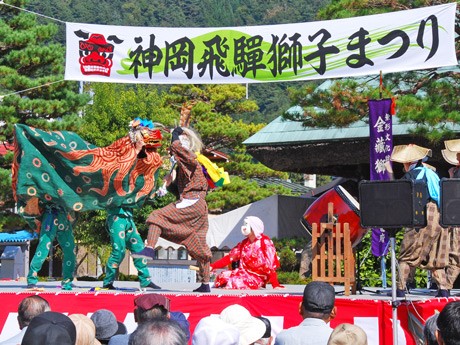 飛騨市神岡町の「金蔵獅子」