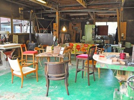 「飛騨の木工房めぐり」会場の様子