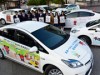 高山市、地元高校生デザインのラッピング公用車導入-市の事業アピール