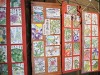 東大阪・旧河澄家で「絵手紙展」 地域グループの絵手紙ずらり700点