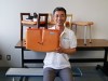 花園ラグビー場の廃材使った再生商品開発プロジェクト ぴあと地元企業がタッグ