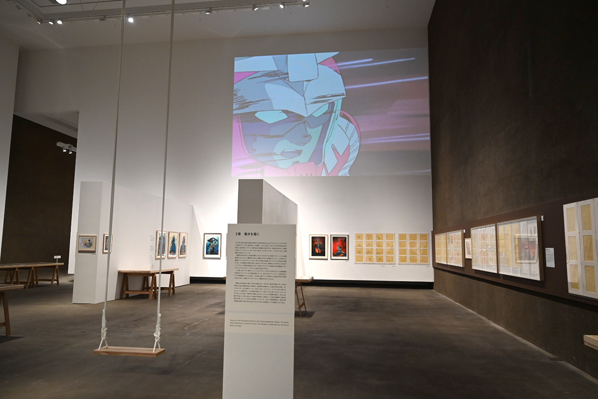 青森会場の様子。広い展示スペースを活用した