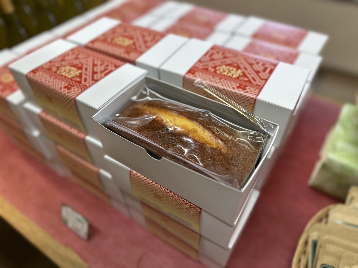 りんごと米粉のパウンドケーキ