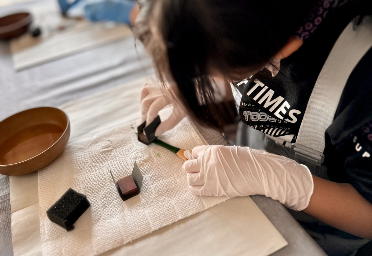 津軽塗研ぎ出し体験