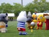 弘前でゆるキャラサッカー対決 津軽地方のゆるキャラ17体が出場