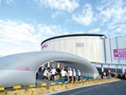 当日は一時避難所バルーンシェルターを展張する訓練も行う
