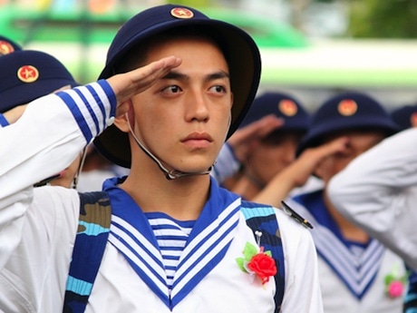海軍に入隊した新兵 (c)Vnexpress