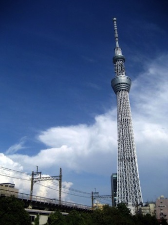 現在、世界で一番高いテレビ塔は全高634メートルの東京スカイツリー