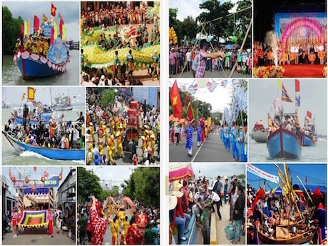 祭りの様子 ©Uy ban nhan dan huyen Can Gio, Tp Ho Chi Minh
