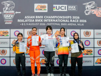 本庄のBMX澤田茉奈選手がアジア選手権2連覇　マレーシア国際でも優勝