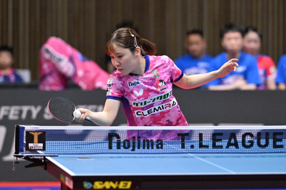 7月に九州カリーナに移籍した平野美宇選手