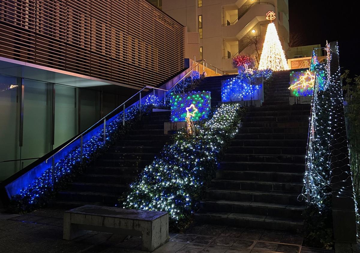 トップヒルズ本町のイルミネーション