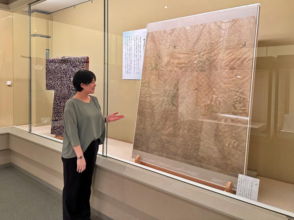 皇學館大・神道博物館で学芸員課程卒業展示　有職文様や京都博覧会テーマに