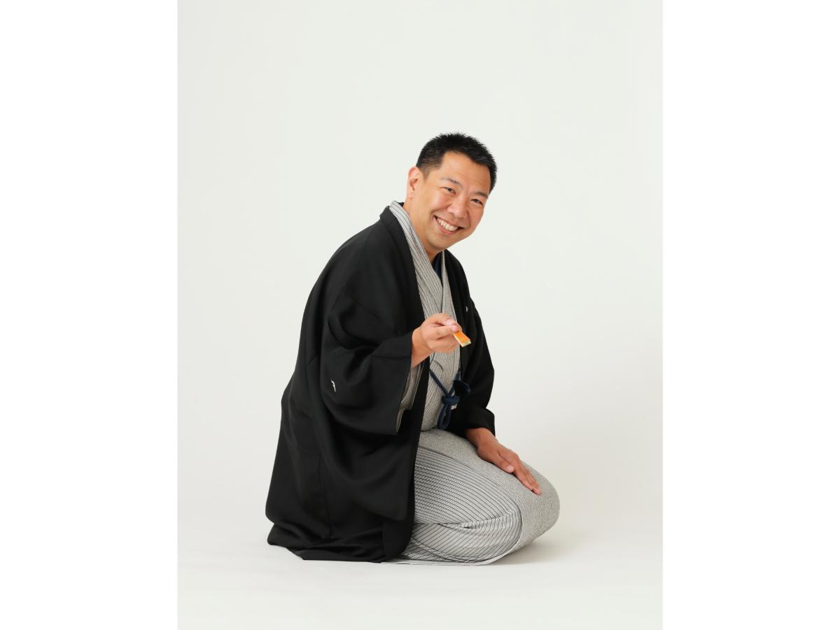 「めぐろ柳枝を聴く会」を開く目黒区出身の落語家・春風亭柳枝さん
