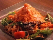 神田のイタリア料理店で夏季限定「トリプルトマトのかき氷パスタ」