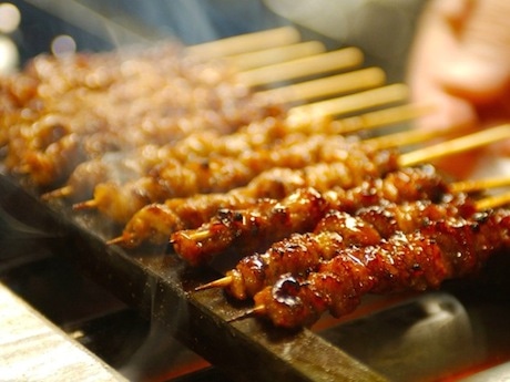 同店看板メニューの「かわ焼き」