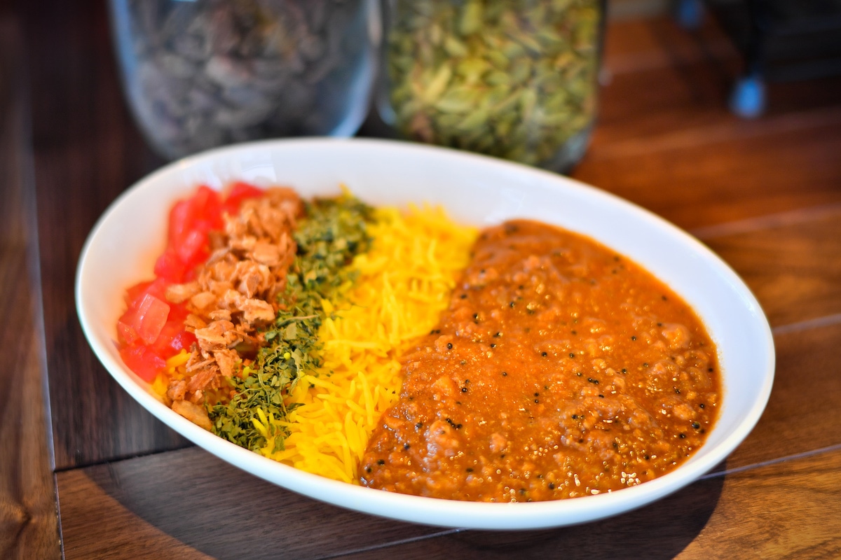 鶏ひき肉のキーマカレー 神田経済新聞