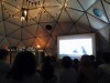 梅小路公園で「太陽と星空のサーカス」 映画のクレーン体験も