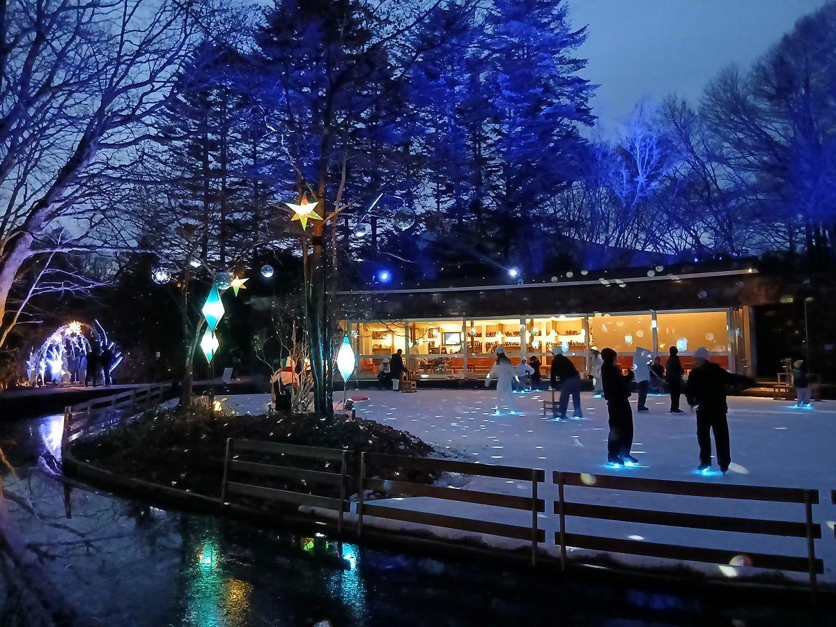 ケラ池スケートリンク「スターダスト・アイスリンク」　　　　2025年12月1日撮影