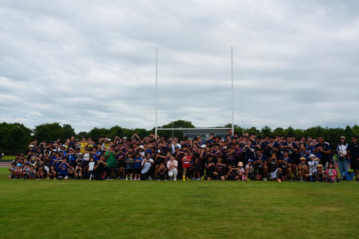 川越ラグビーフェスティバルでの集合写真