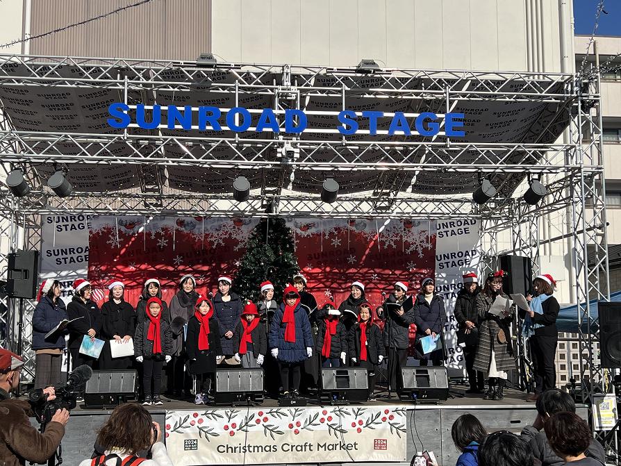 前回の「クリスマスクラフトマーケット」の様子