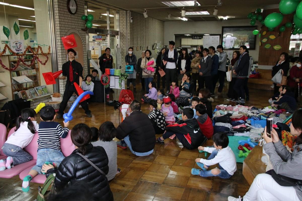 昨年の「ヤギフェス」より ロビーの様子