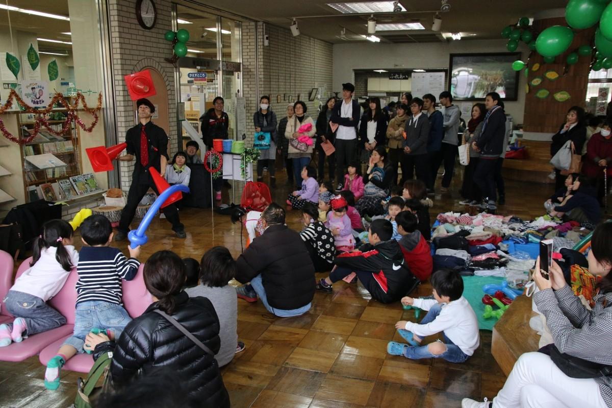 昨年の「ヤギフェス」より　ロビーの様子