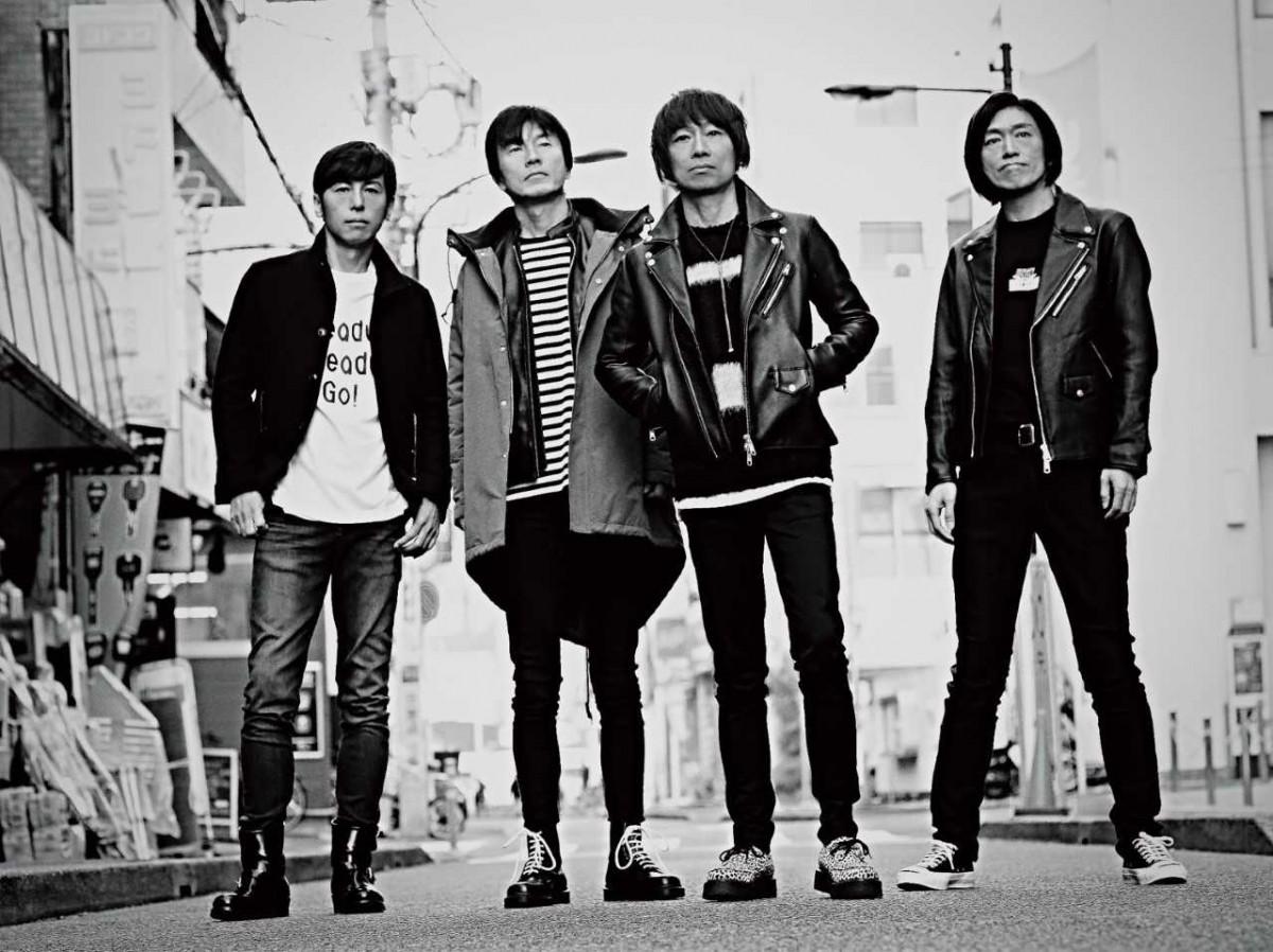 4人組ロックバンドJUN SKY WALKER(S)。西東京市で結成し昨年デビュー30周年を迎えた(写真提供=ドリーミュージック)