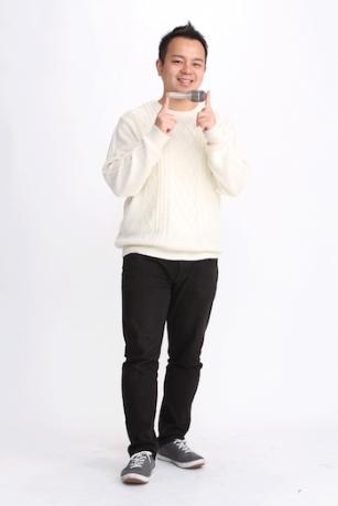 7月20日に登壇する熊木太郎さん。不登校の経験と現在の仕事について話す