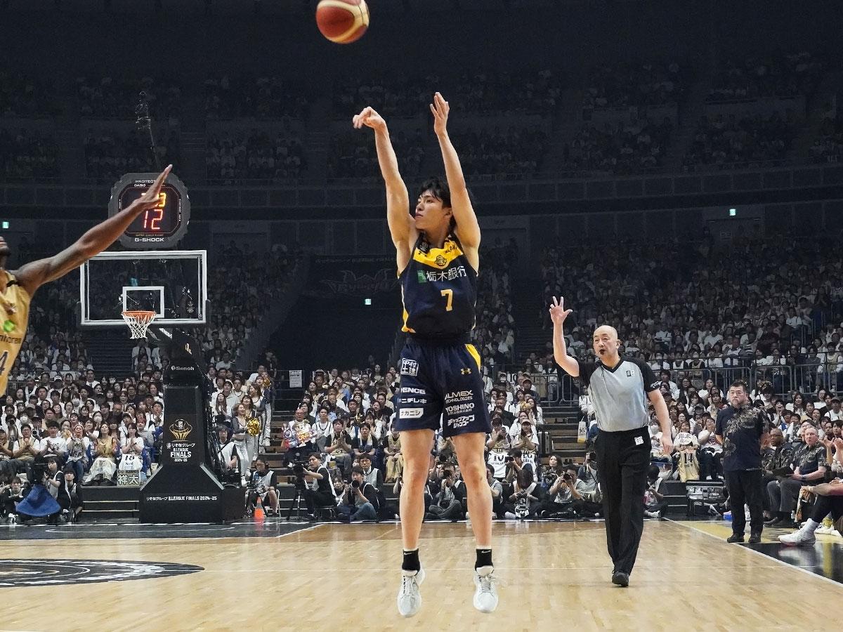 15得点を挙げ勝利に貢献した宇都宮・小川敦也選手