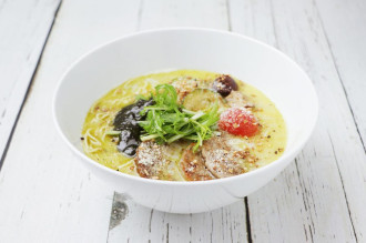 国産小麦と世界のハーブ使った創作ラーメン　ラー博で週替わり提供