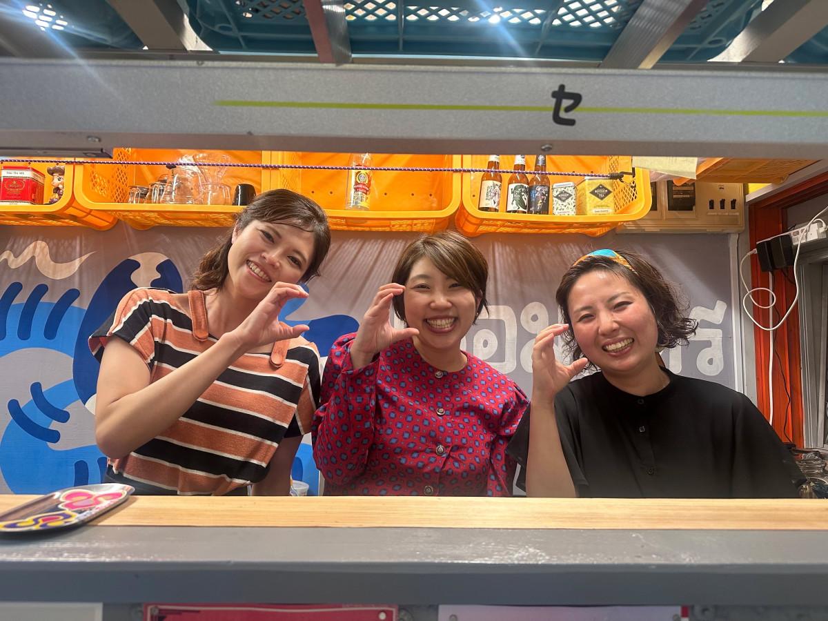 「Coffee Session」と「panini cafe FRANK」の店主とスタッフ
