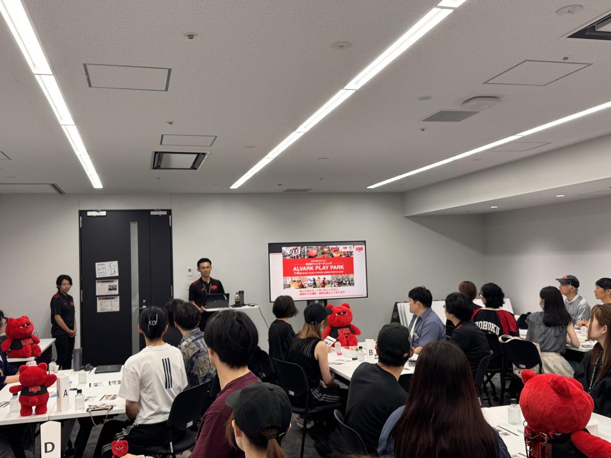 アルバルク東京のファンミーティングの模様（写真提供＝アルバルク東京）