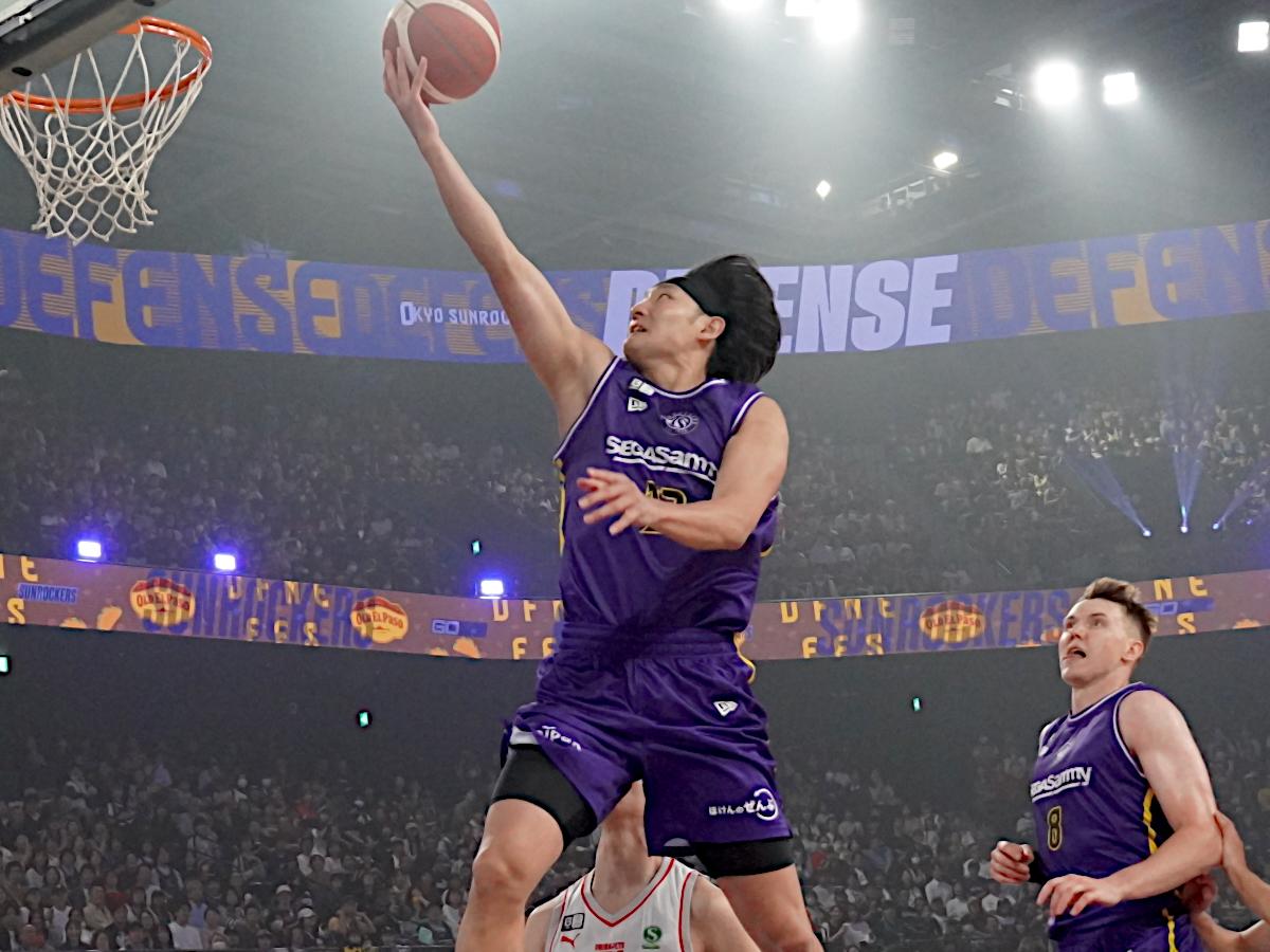 14得点4アシストなどをマークした田中大貴選手