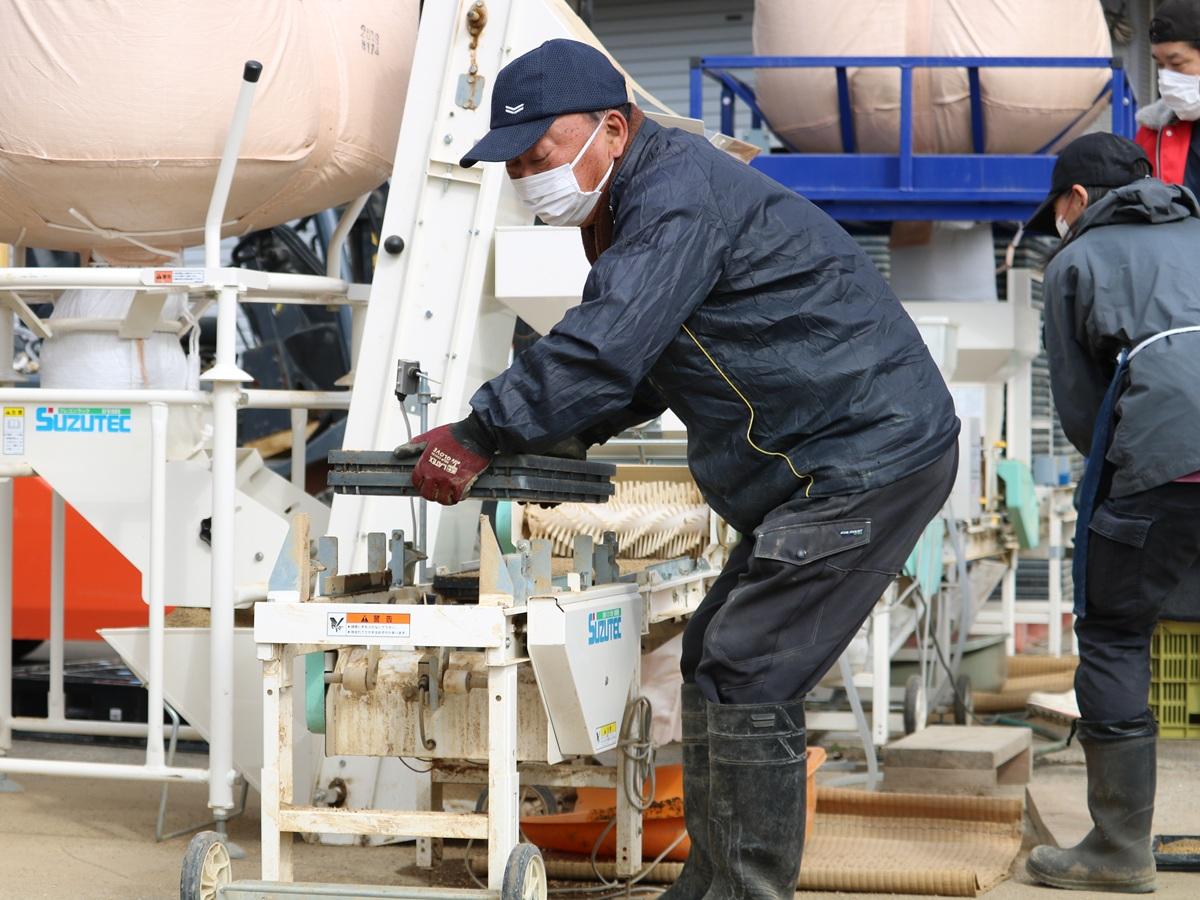 田植えの準備が進む