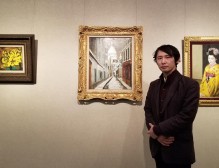 熊谷に「ユトリロ」の絵 期間限定で公開、展示通じ文化振興を