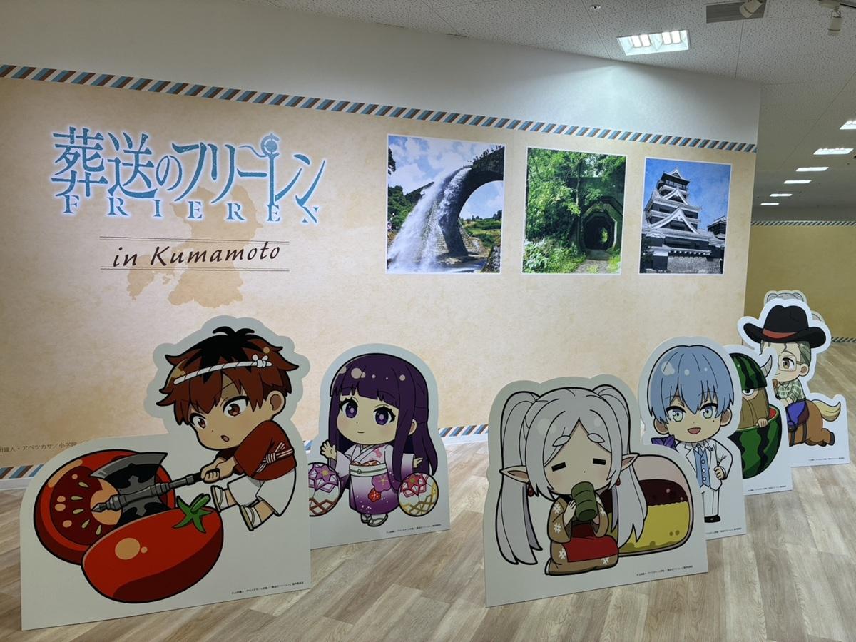 会場の入り口に設けられたキャラクターのPOP