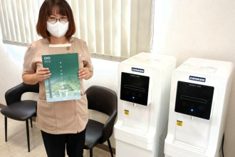 熊本の被災施設に「空気から飲み水」サーバー　保育園・歯科医院へ無償貸し出し