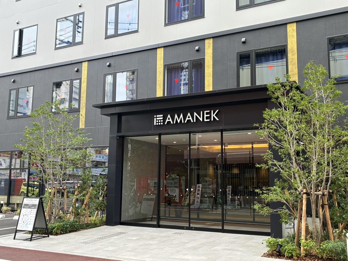 ホテルアマネク熊本の玄関