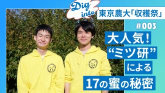 東京農大「収穫祭」特集《vol.003》／大人気！ “ミツ研”による17の蜜の秘密