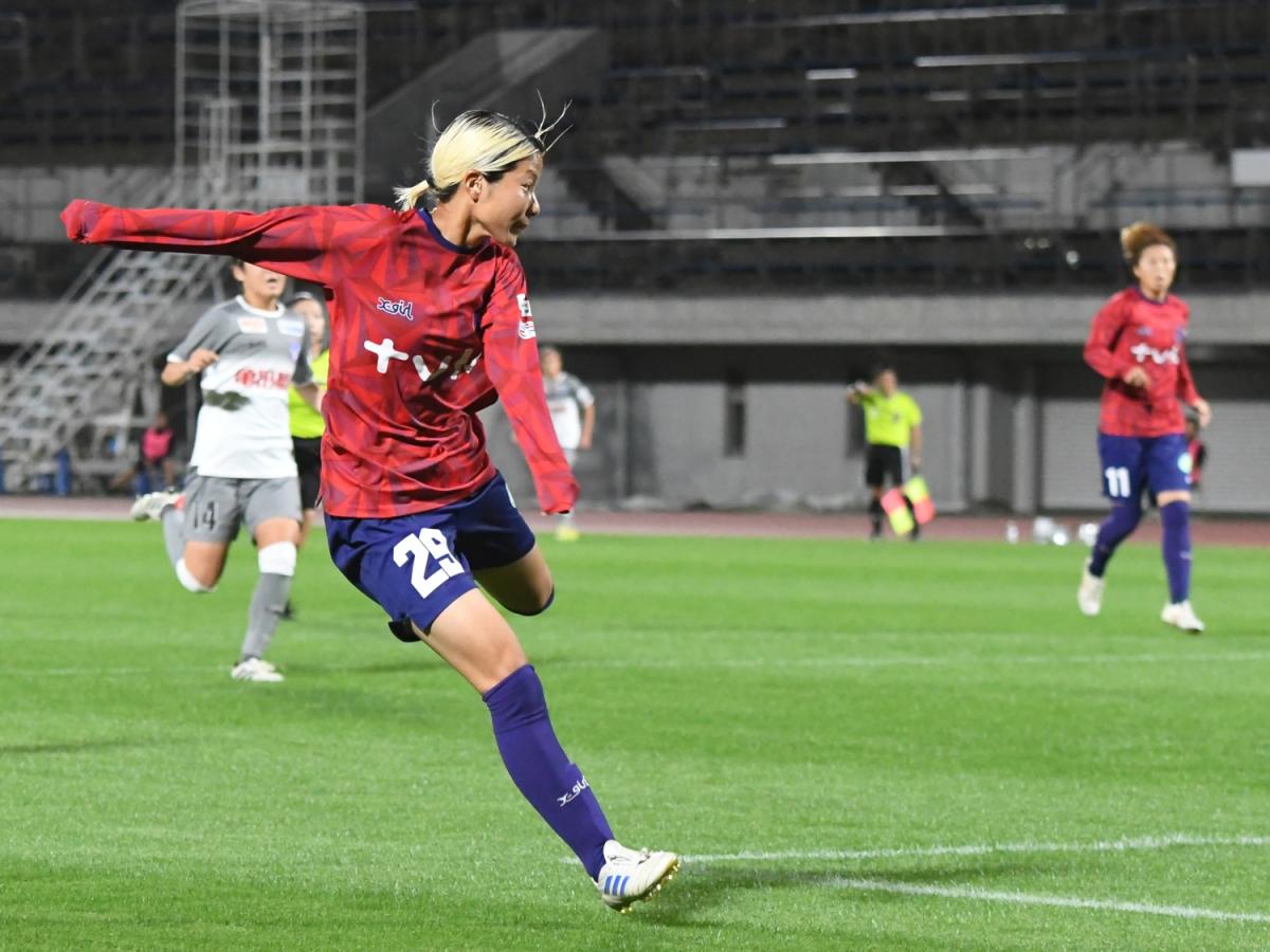 決勝ゴールを決めた祐村選手