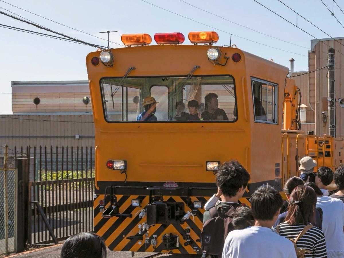 「新京成サンクスフェスタ2024inくぬぎ山」で行ったモーターカー乗車体験