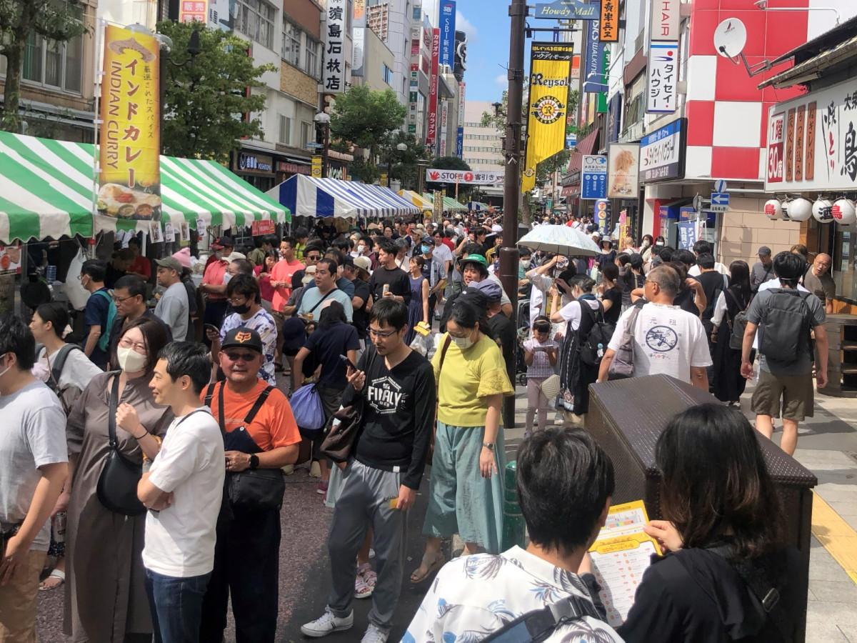 2023年12月に開かれた「柏カレーフェス2023」の会場の様子