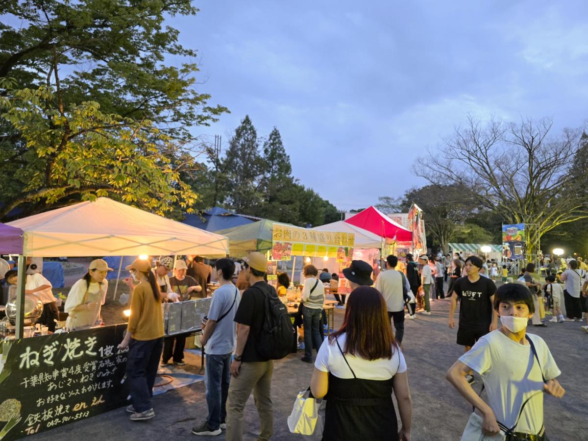 ビアフェスタエリアには新松戸を中心とした飲食店が20店舗以上出店する