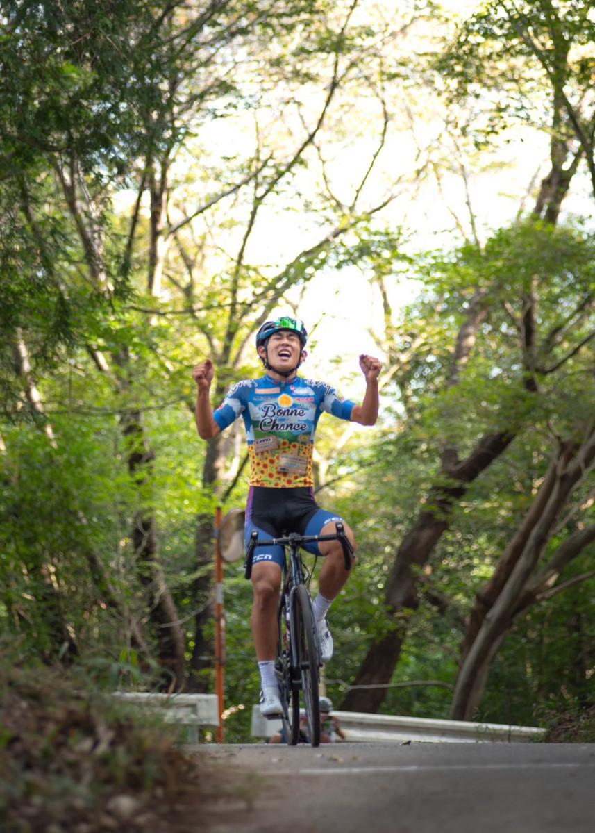 昨年のエキスパート部門優勝・萩谷蒼風さんのゴールシーン