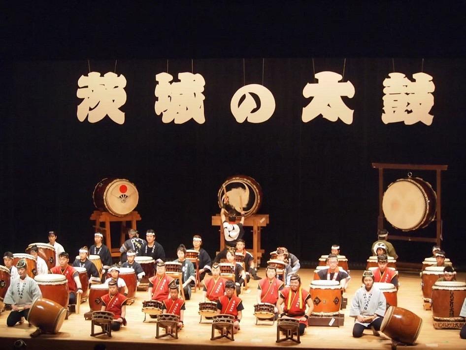 過去の茨城の太鼓演奏会の様子（写真提供＝茨城県太鼓連盟）