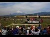 富士市で「富士山れんげまつり」 レンゲじゅうたん前に富士山と新幹線も